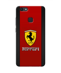 Ferrari Abstract Red Vivo V7 plus Real 4D Back Cover