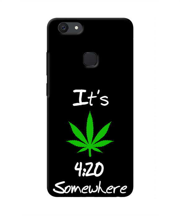 Weed Quote Vivo V7 plus Real 4D Back Cover