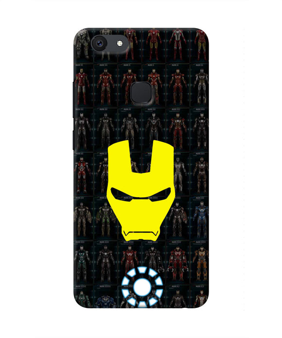 Iron Man Suit Vivo V7 plus Real 4D Back Cover
