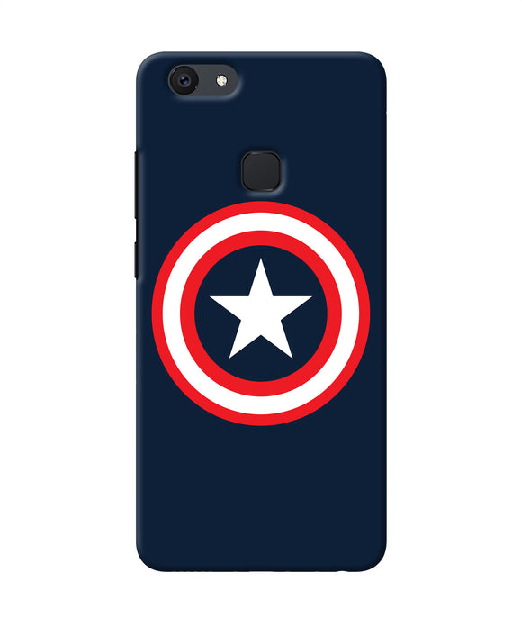 Captain America Logo Vivo V7 Plus Back Cover