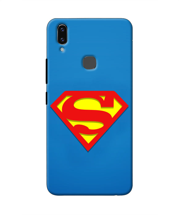 Superman Blue Vivo V9/V9 Pro/V9 Youth Real 4D Back Cover