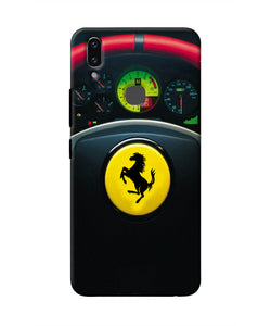 Ferrari Steeriing Wheel Vivo V9/V9 Pro/V9 Youth Real 4D Back Cover