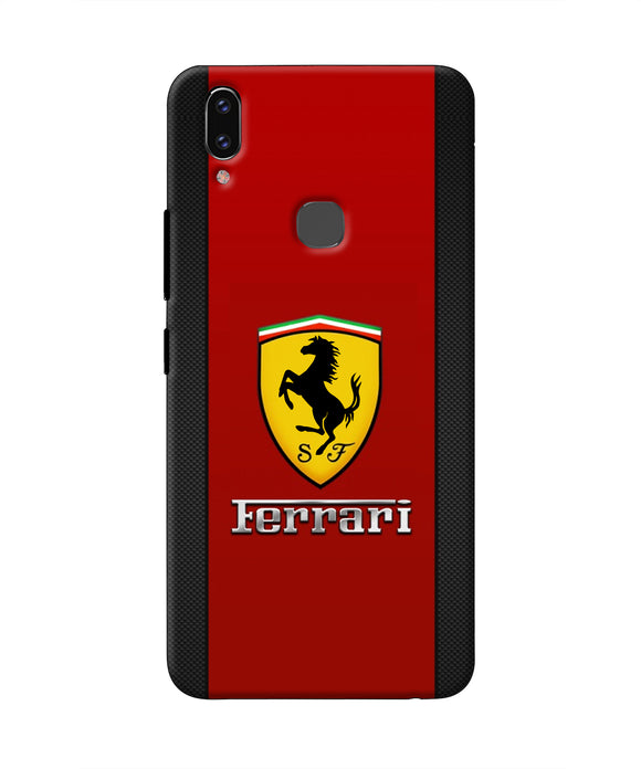 Ferrari Abstract Red Vivo V9/V9 Pro/V9 Youth Real 4D Back Cover