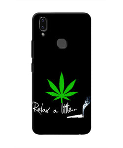 Weed Relax Quote Vivo V9/V9 Pro/V9 Youth Real 4D Back Cover