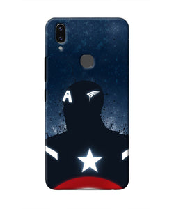 Captain america Shield Vivo V9/V9 Pro/V9 Youth Real 4D Back Cover