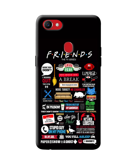 Friends Oppo F7 Back Cover