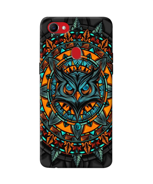 Angry Owl Art Oppo F7 Back Cover