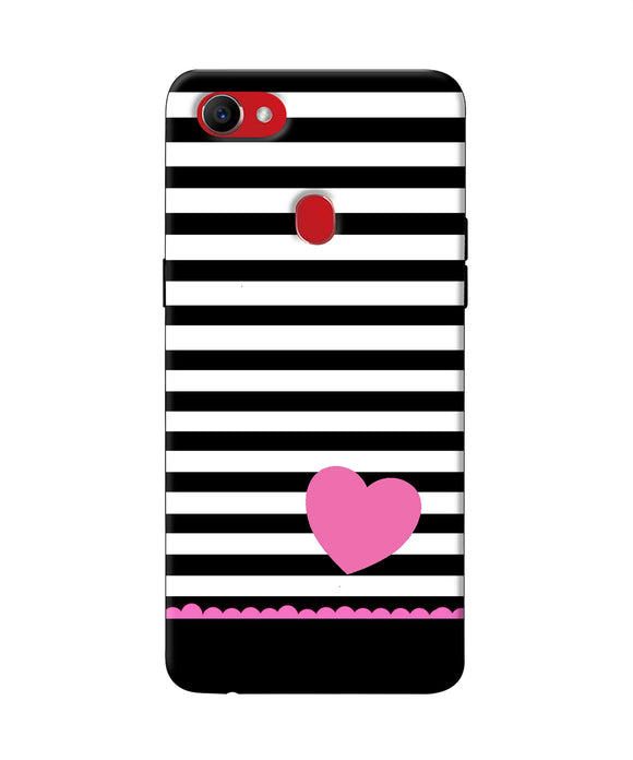 Abstract Heart Oppo F7 Back Cover