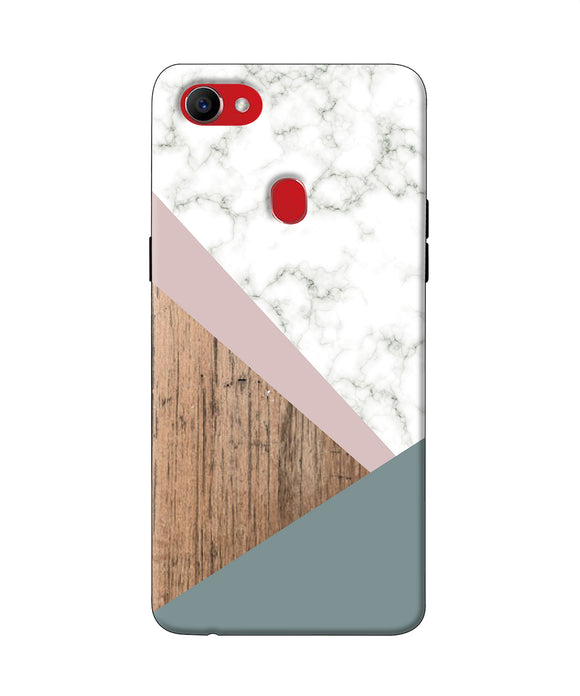 Marble Wood Abstract Oppo F7 Back Cover
