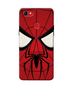 Spiderman Face Oppo F7 Real 4D Back Cover