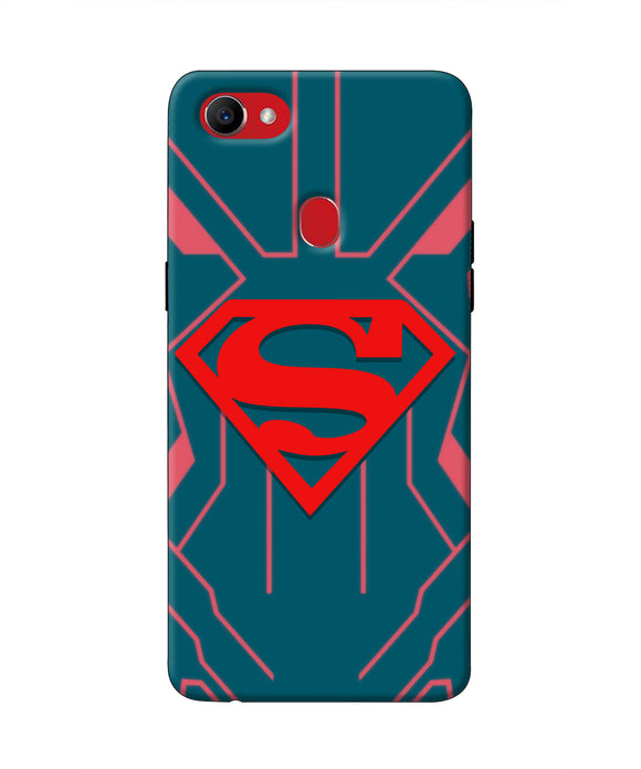 Superman Techno Oppo F7 Real 4D Back Cover