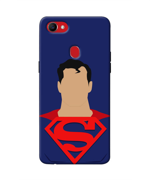 Superman Cape Oppo F7 Real 4D Back Cover