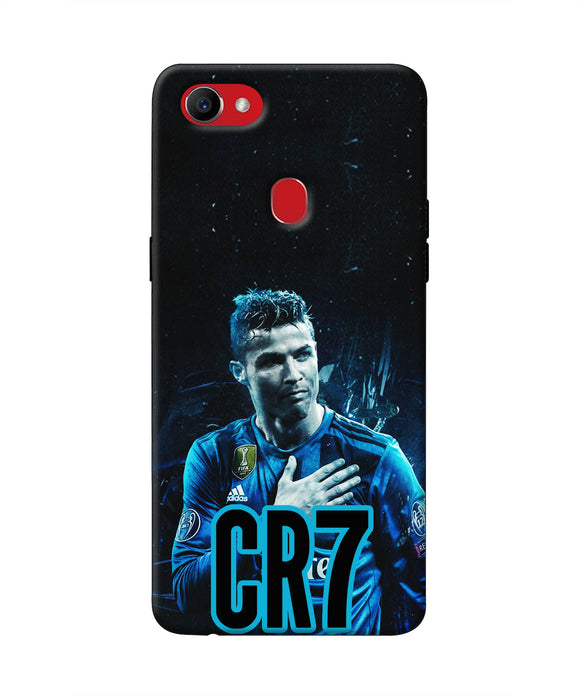 Christiano Ronaldo Blue Oppo F7 Real 4D Back Cover