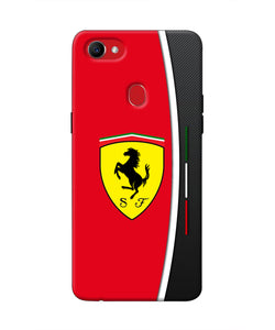 Ferrari Abstract Maroon Oppo F7 Real 4D Back Cover