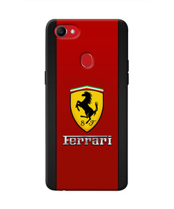 Ferrari Abstract Red Oppo F7 Real 4D Back Cover