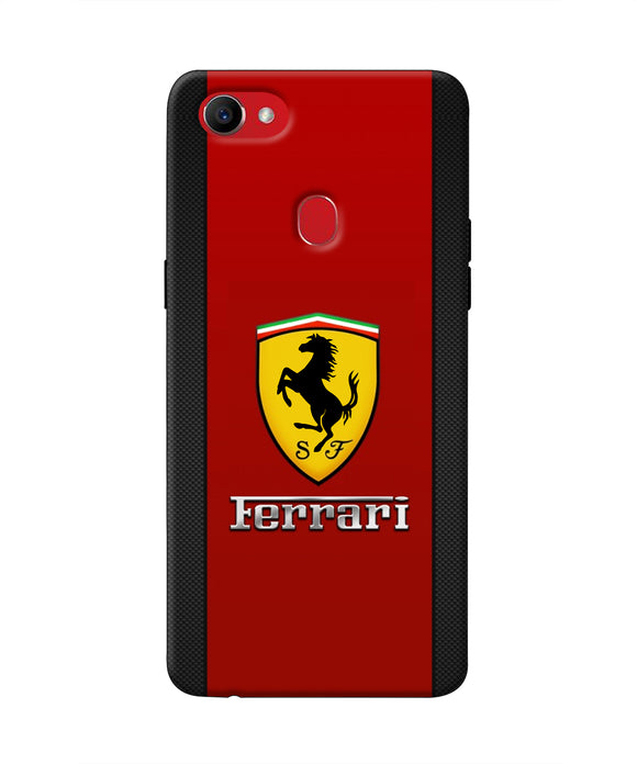 Ferrari Abstract Red Oppo F7 Real 4D Back Cover