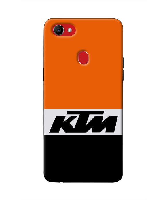 KTM Colorblock Oppo F7 Real 4D Back Cover