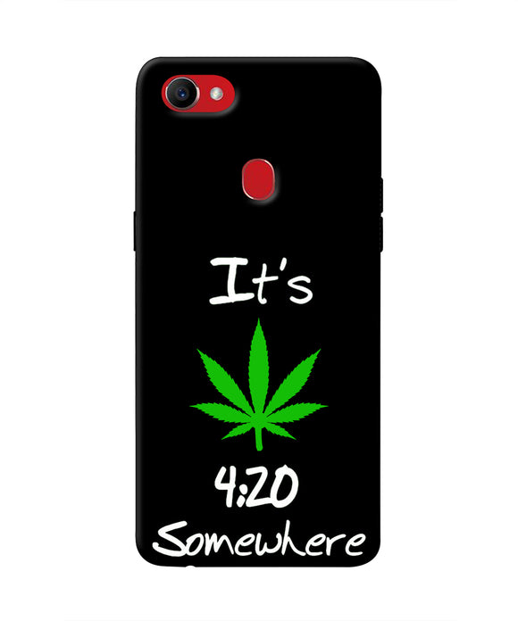 Weed Quote Oppo F7 Real 4D Back Cover