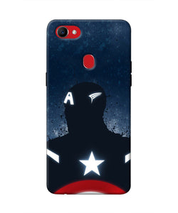 Captain america Shield Oppo F7 Real 4D Back Cover