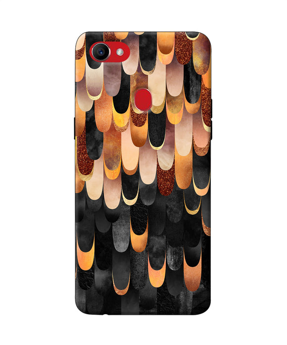 Abstract Wooden Rug Oppo F7 Back Cover