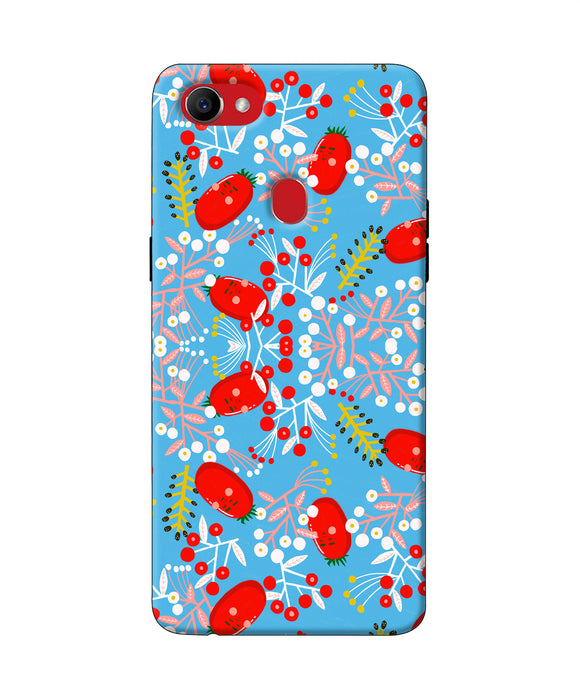 Small Red Animation Pattern Oppo F7 Back Cover