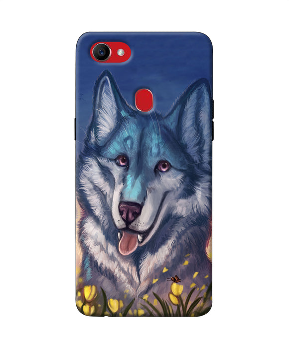 Cute Wolf Oppo F7 Back Cover