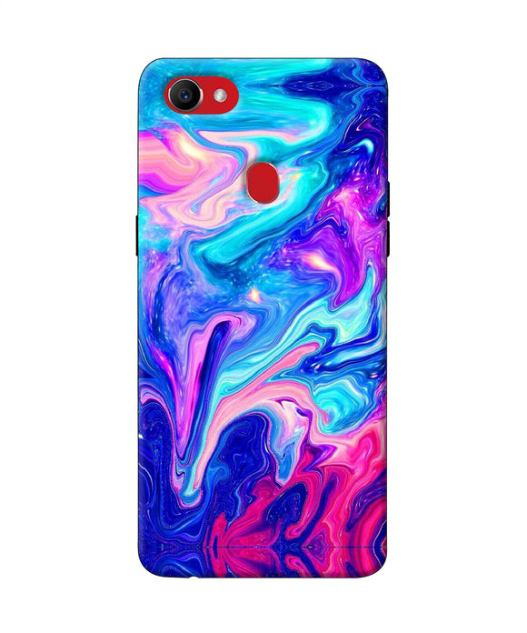 Abstract Colorful Water Oppo F7 Back Cover