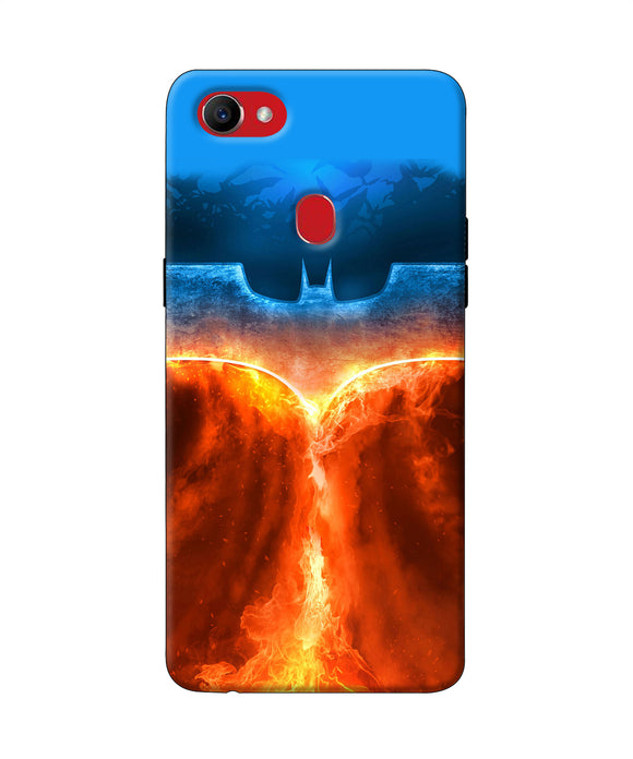 Burning Batman Logo Oppo F7 Back Cover