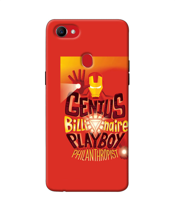 Ironman Quote Oppo F7 Back Cover