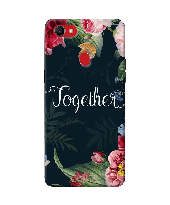 Together Flower Oppo F7 Back Cover
