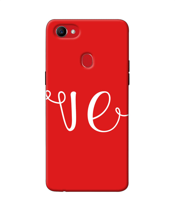 Love Two Oppo F7 Back Cover