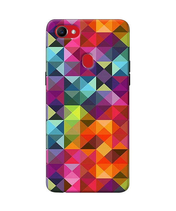 Abstract Triangle Pattern Oppo F7 Back Cover
