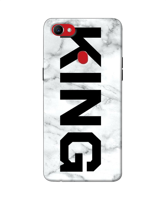 King Marble Text Oppo F7 Back Cover