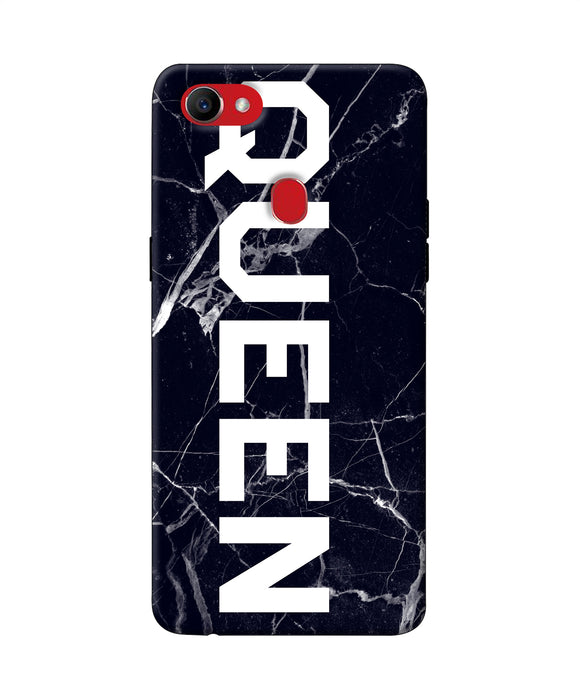 Queen Marble Text Oppo F7 Back Cover
