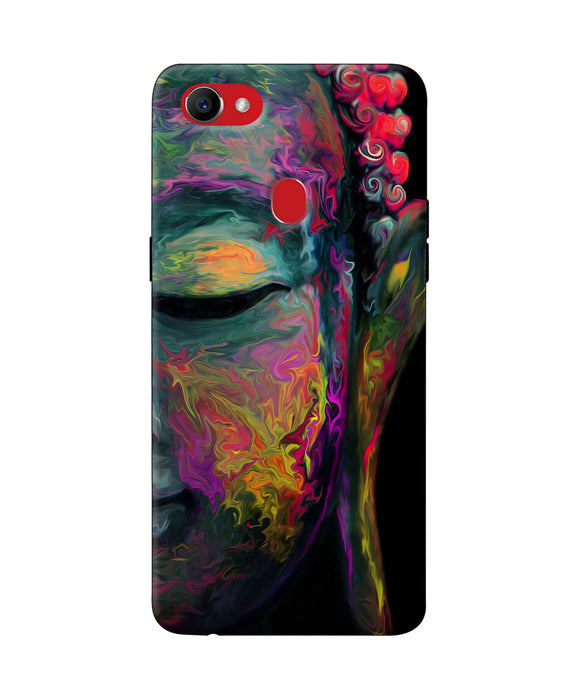 Buddha Face Painting Oppo F7 Back Cover