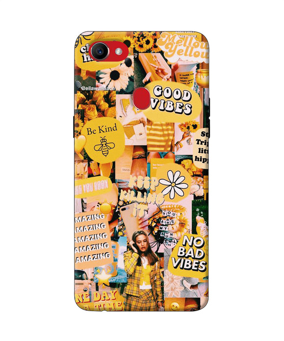 Good Vibes Poster Oppo F7 Back Cover