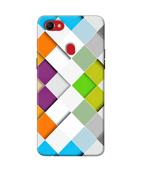 Abstract Color Box Oppo F7 Back Cover