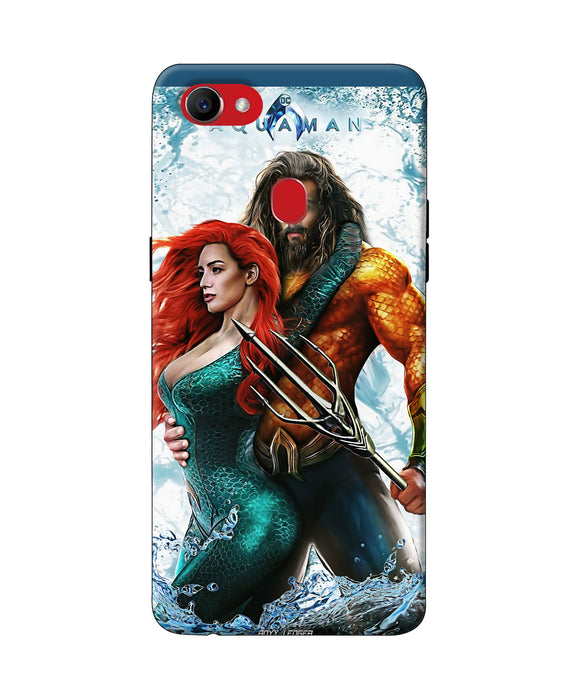 Aquaman Couple Water Oppo F7 Back Cover