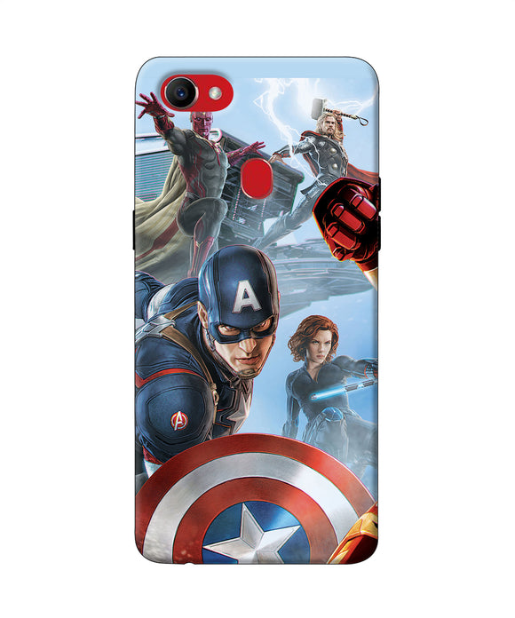 Avengers On The Sky Oppo F7 Back Cover