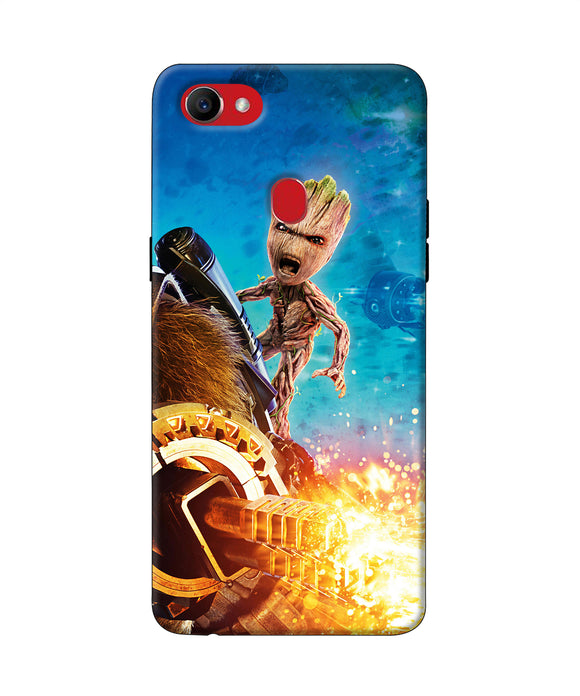 Groot Angry Oppo F7 Back Cover