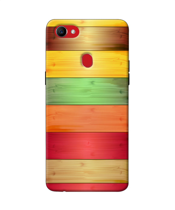 Wooden Colors Oppo F7 Back Cover