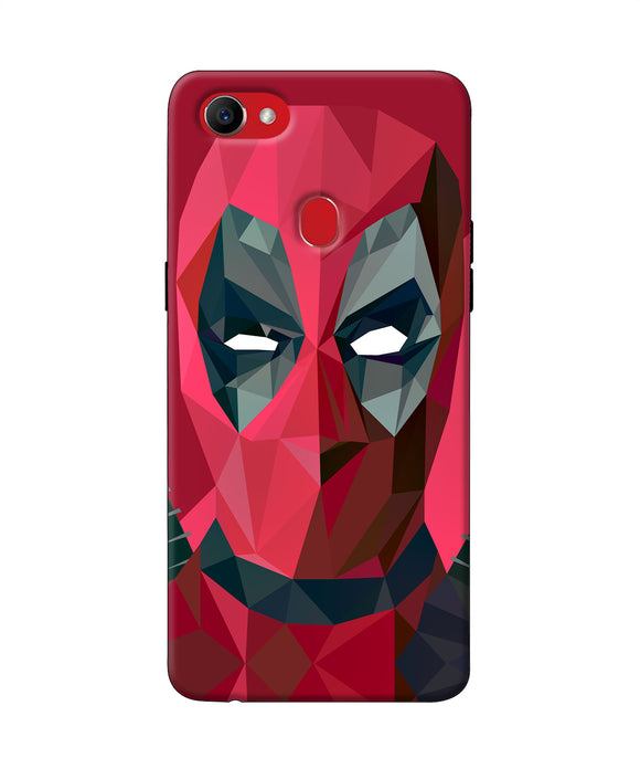 Abstract Deadpool Full Mask Oppo F7 Back Cover
