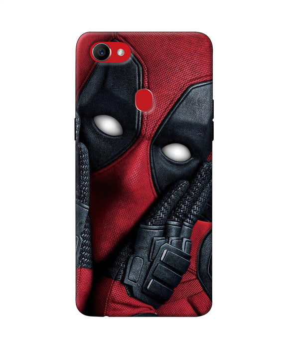 Thinking Deadpool Oppo F7 Back Cover