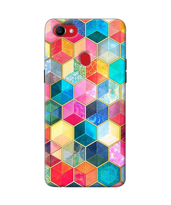 Abstract Color Box Oppo F7 Back Cover