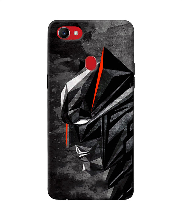 Batman Black Side Face Oppo F7 Back Cover