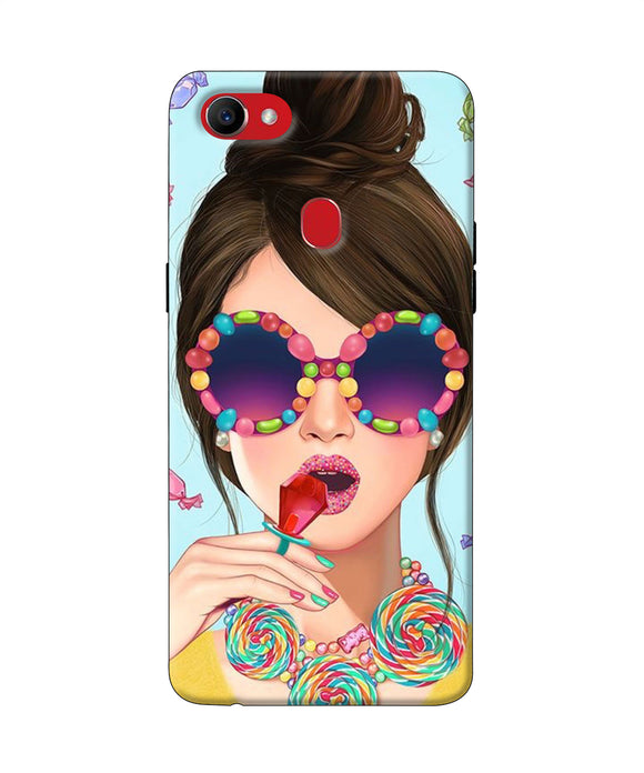 Fashion Girl Oppo F7 Back Cover