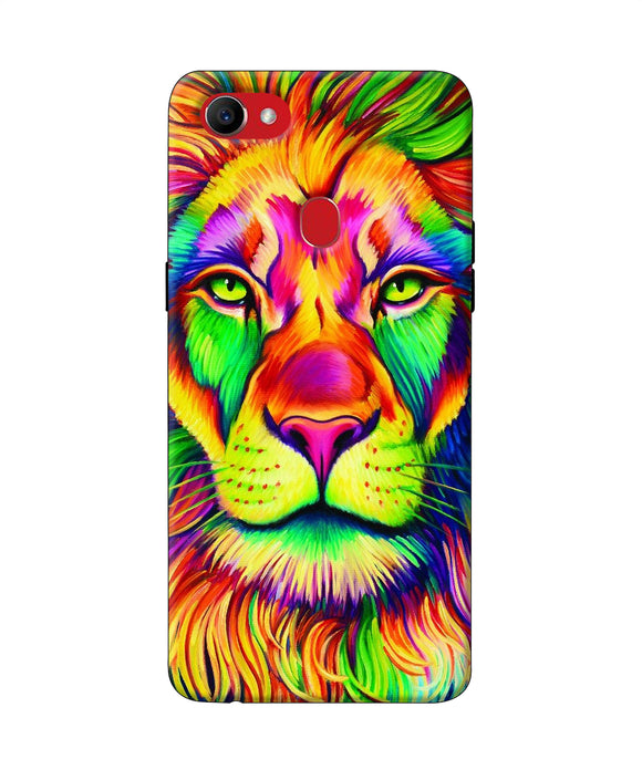 Lion Color Poster Oppo F7 Back Cover