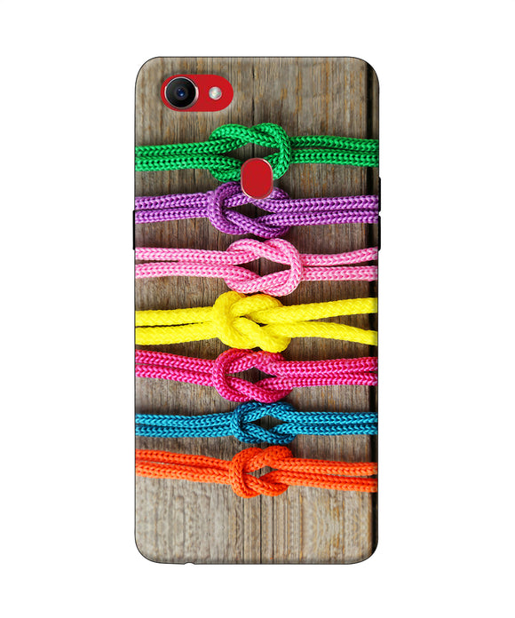 Colorful Shoelace Oppo F7 Back Cover