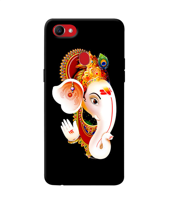 Lord Ganesh Face Oppo F7 Back Cover