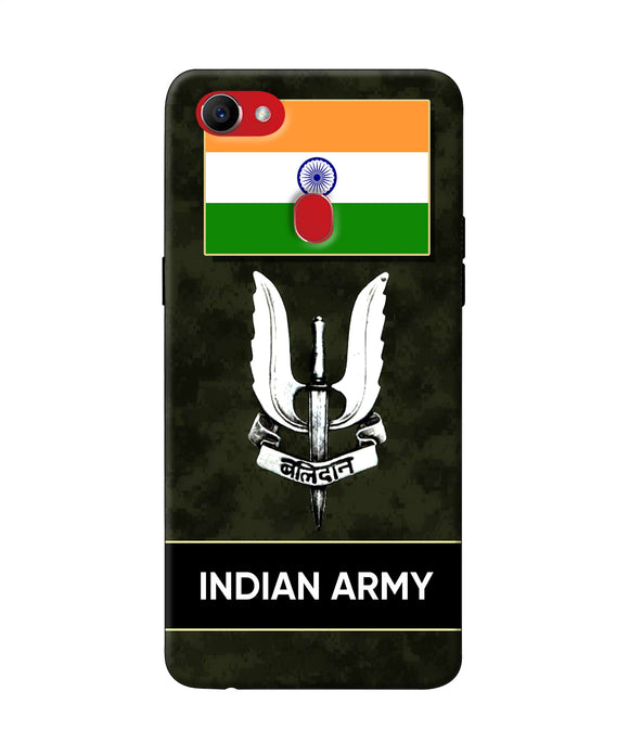 Indian Flag Balidan Logo Oppo F7 Back Cover